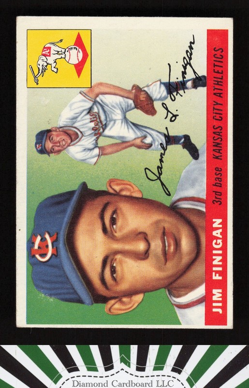 1955 Topps #14 Jim Finigan GD+ l, front