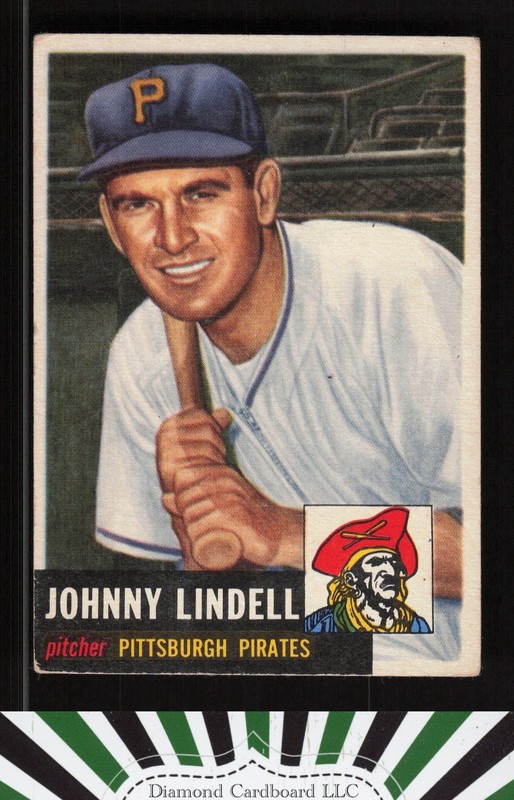 1953 Topps #230 Johnny Lindell VG e, front