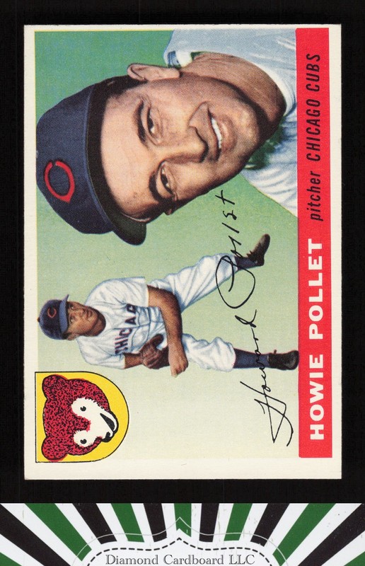 1955 Topps #76 Howie Pollet VGEX+ n, front