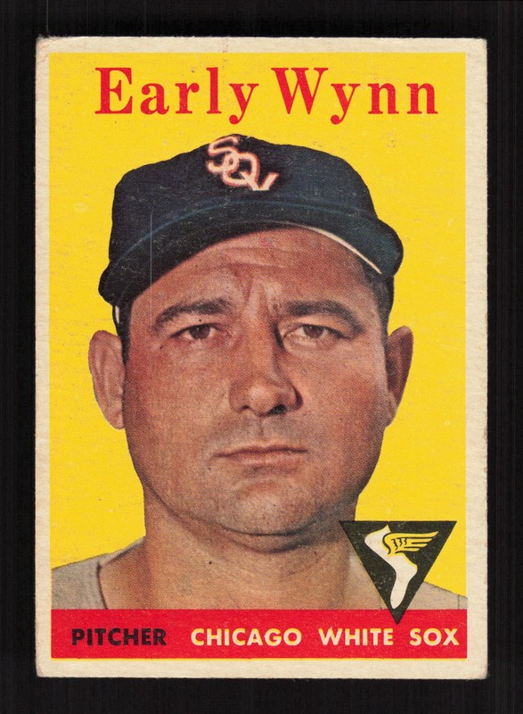 1958 Topps #100 Early Wynn White Letters VG b, front