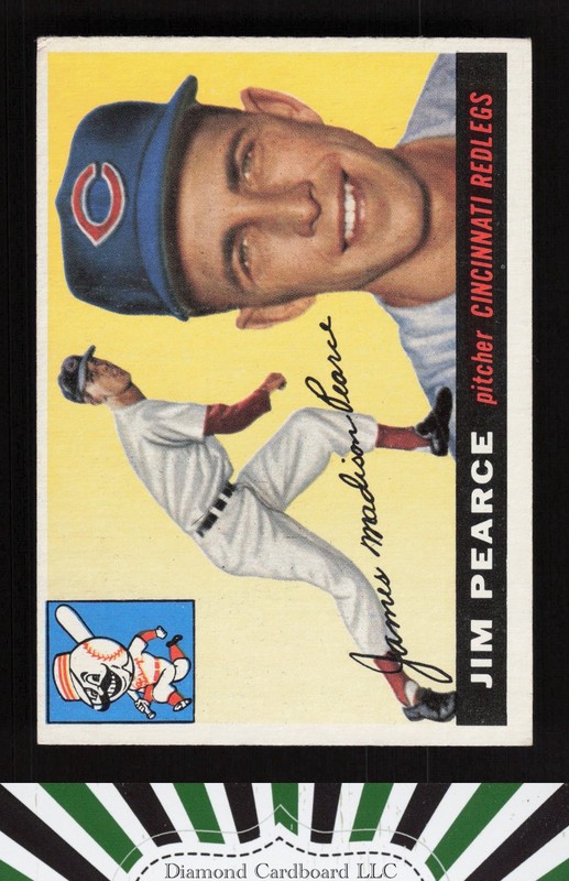 1955 Topps #170 Jim Pearce VGEX c, front