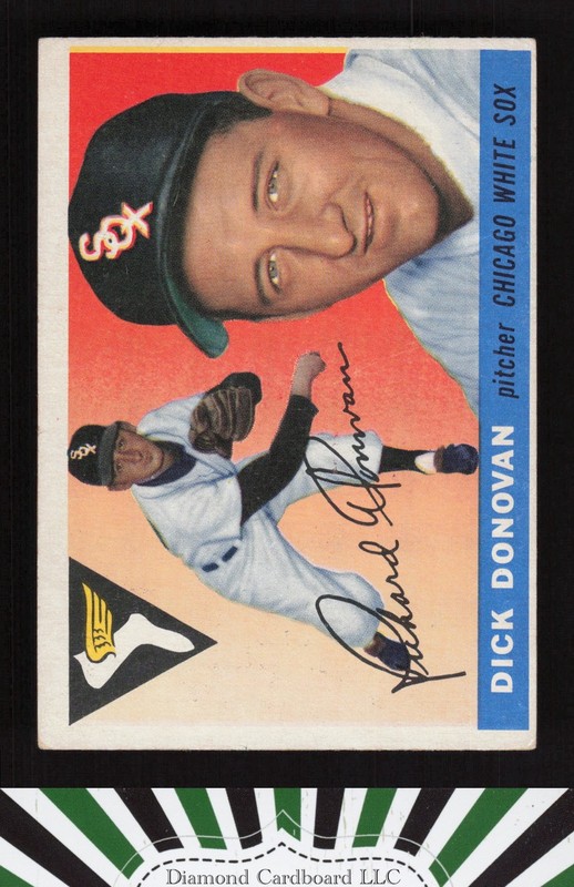 1955 Topps #146 Dick Donovan VGEX h, front