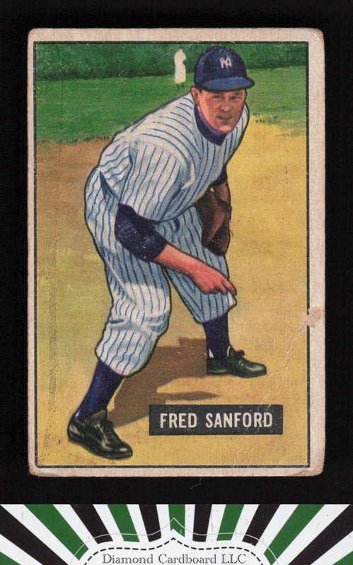 1951 Bowman #145 Fred Sanford PR, front