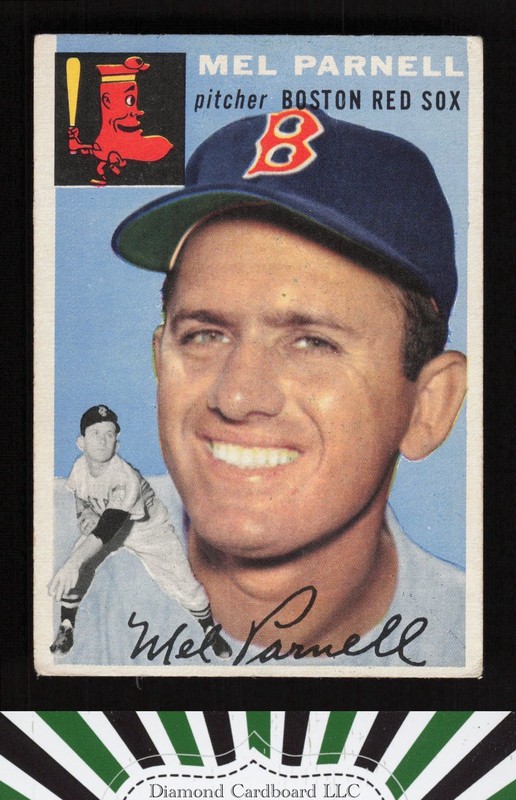 1954 Topps #40 Mel Parnell VG+ f, front