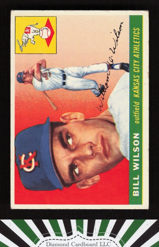 1955 Topps #86 Bill Wilson VGEX i, front