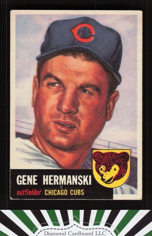 1953 Topps #179 Gene Hermanski VGEX+ [GOOD CENTERING] e, front