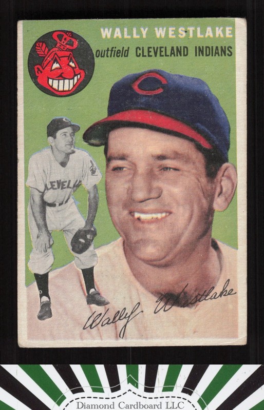 1954 Topps #92 Wally Westlake VG e, front