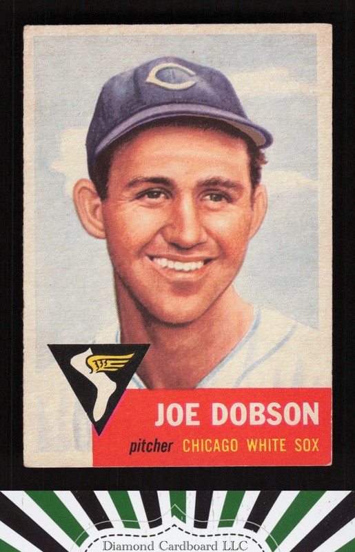 1953 Topps #5 Joe Dobson EX c, front