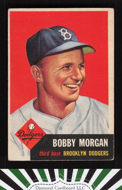 1953 Topps #85 Bobby Morgan VG e, front
