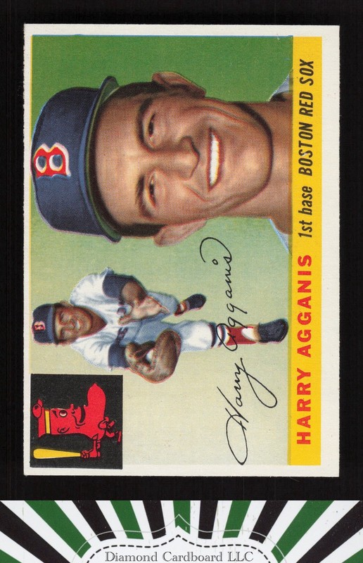1955 Topps #152 Harry Agganis EX+ c, front