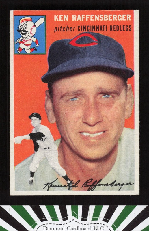 1954 Topps #46 Ken Raffensberger EX [GOOD CENTERING] j, front