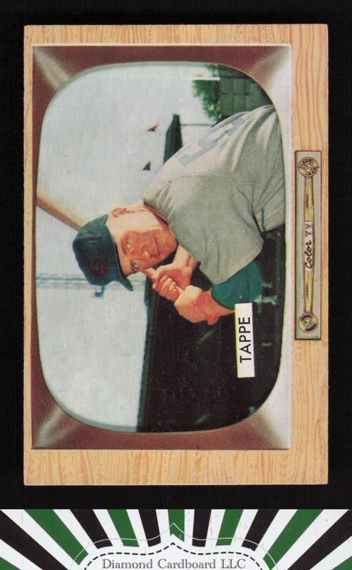 1955 Bowman #51 Elvin Tappe VGEX, front