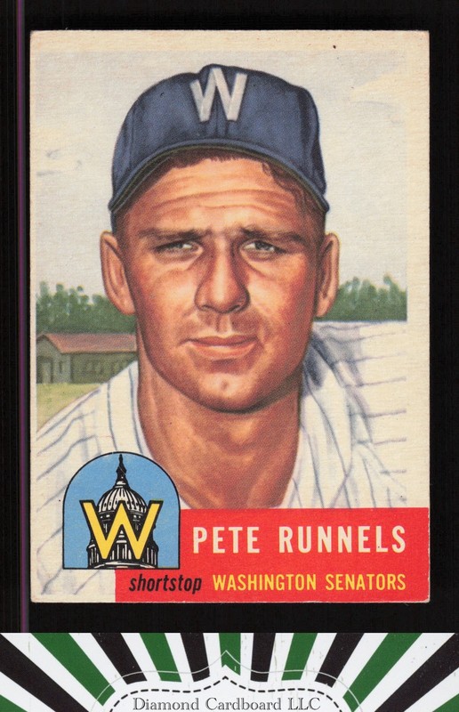 1953 Topps #219 Pete Runnels VGEX e, front