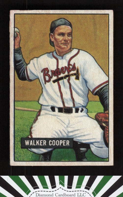 1951 Bowman #135 Walker Cooper VGEX [CENTERED], front