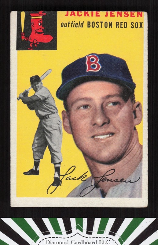 1954 Topps #80 Jackie Jensen VGEX (MC) j, front