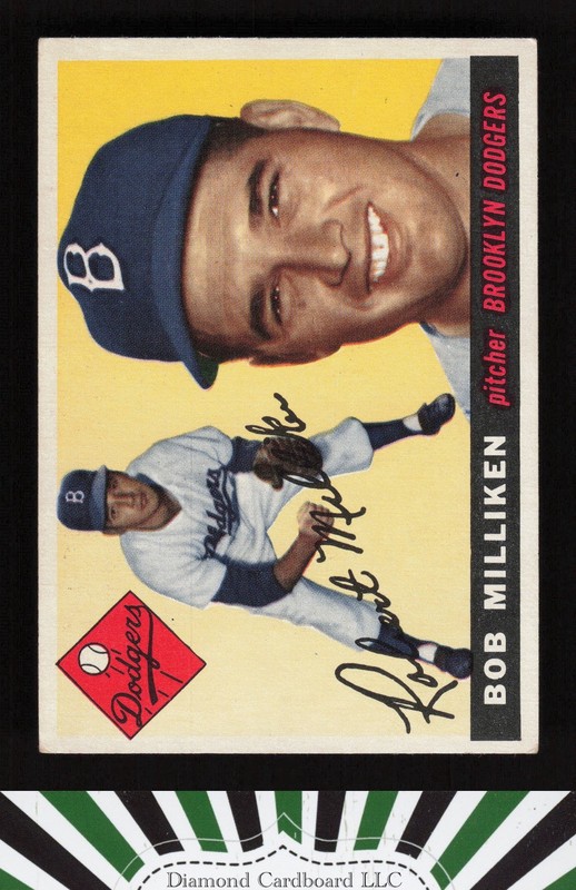 1955 Topps #111 Bob Milliken VG+ e, front