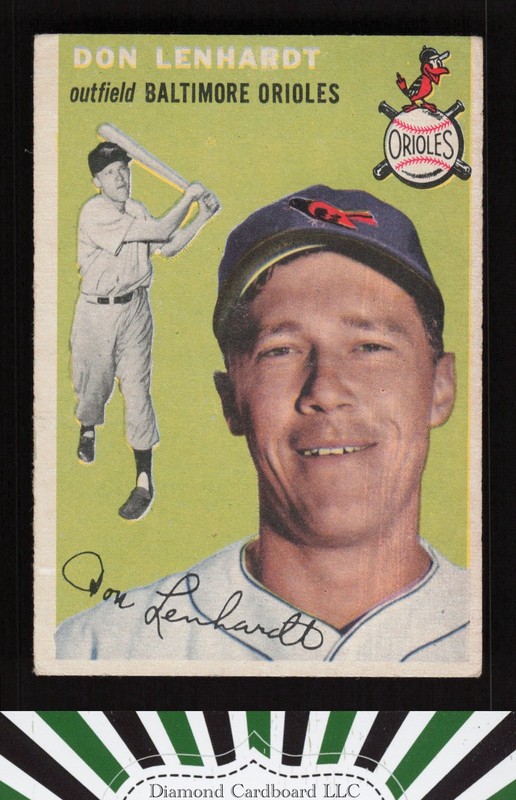 1954 Topps #157 Don Lenhardt VGEX k, front