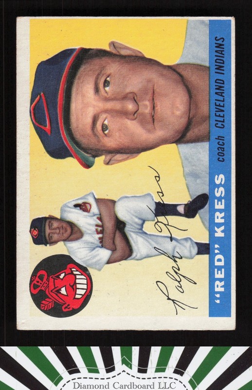 1955 Topps #151 Red Kress VGEX i, front