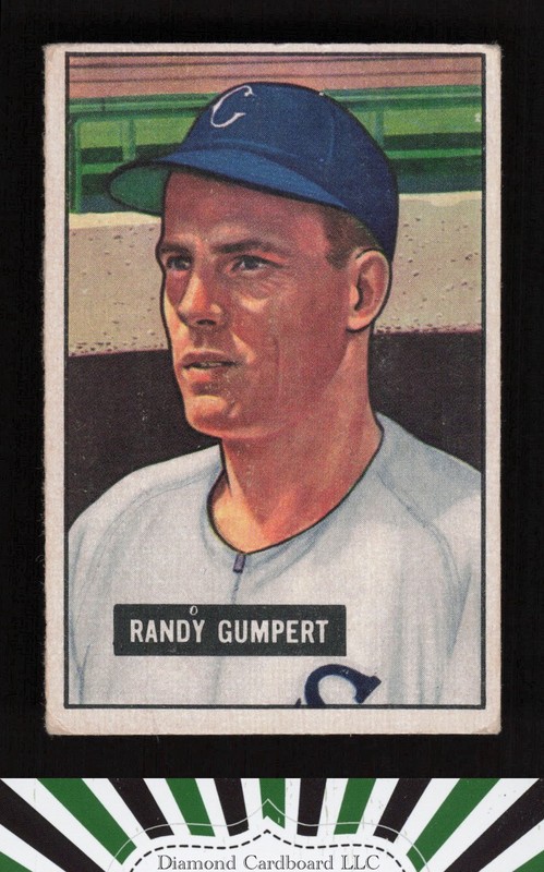 1951 Bowman #59 Randy Gumpert VG, front