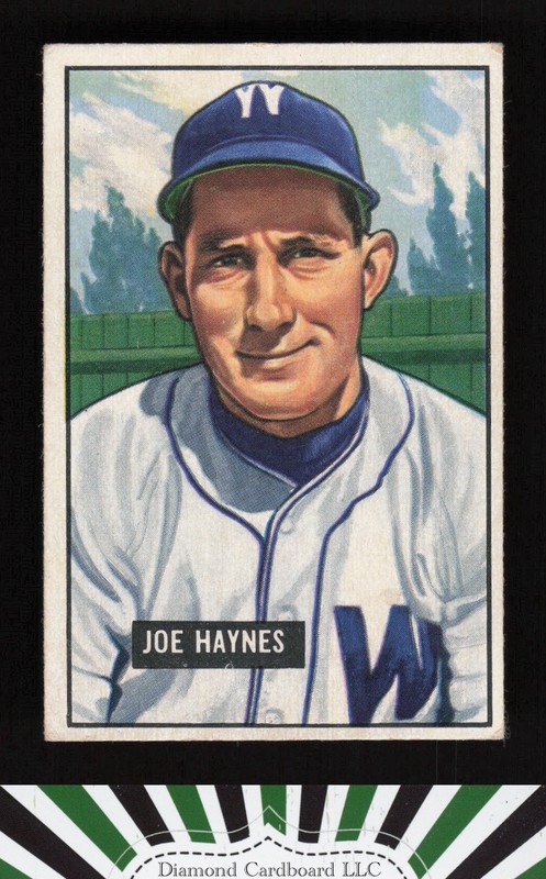 1951 Bowman #240 Joe Haynes VGEX, front