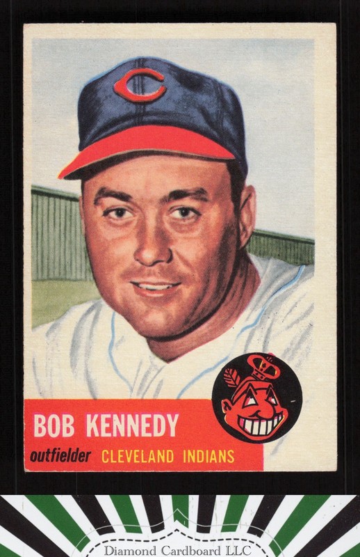 1953 Topps #33 Bob Kennedy EX e, front