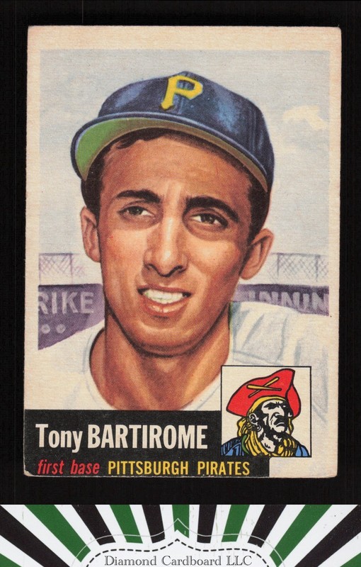 1953 Topps #71 Tony Bartirome VG c, front