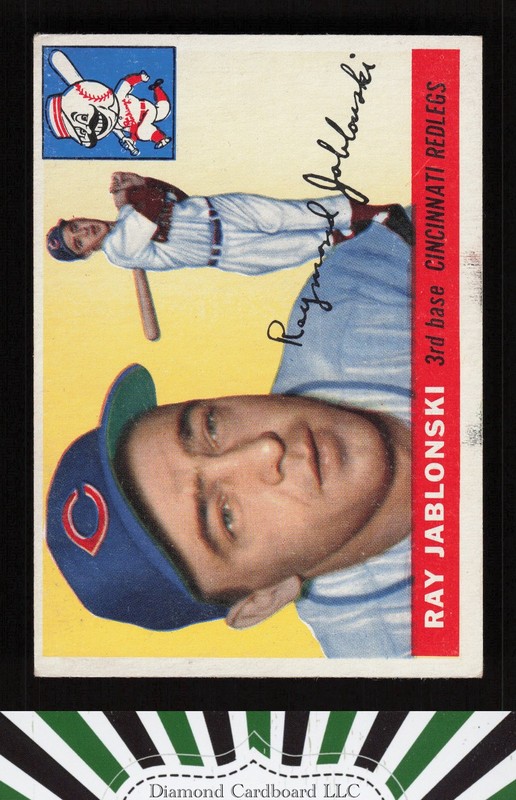 1955 Topps #56 Ray Jablonski VGEX e, front
