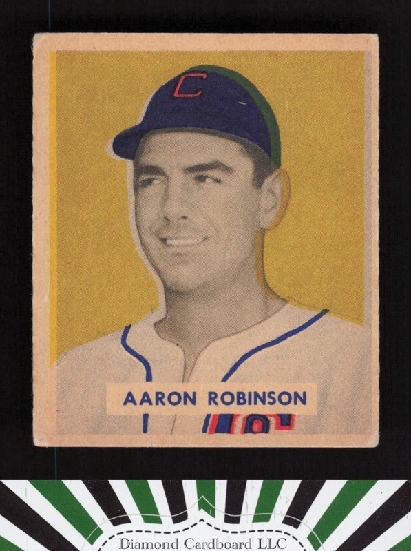1949 Bowman #133 Aaron Robinson VG b, front