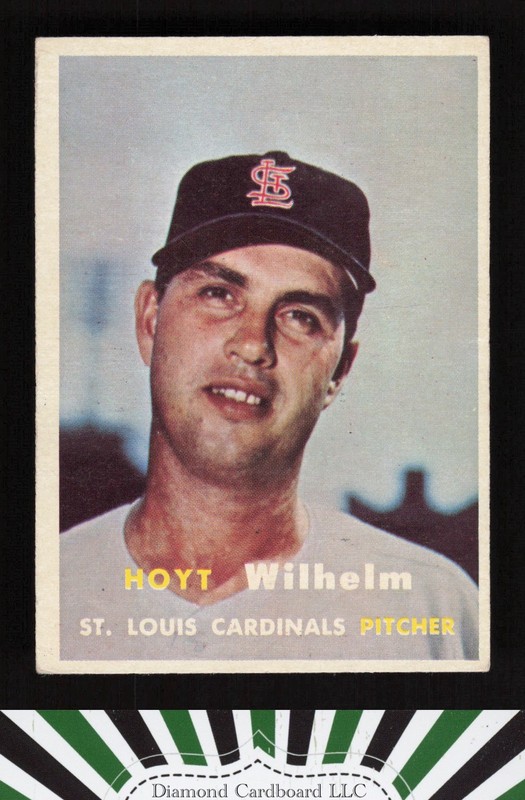 1957 Topps #203 Hoyt Wilhelm VGEX e, front
