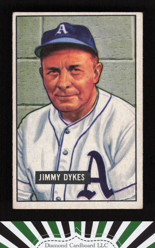 1951 Bowman #226 Jimmy Dykes VGEX, front