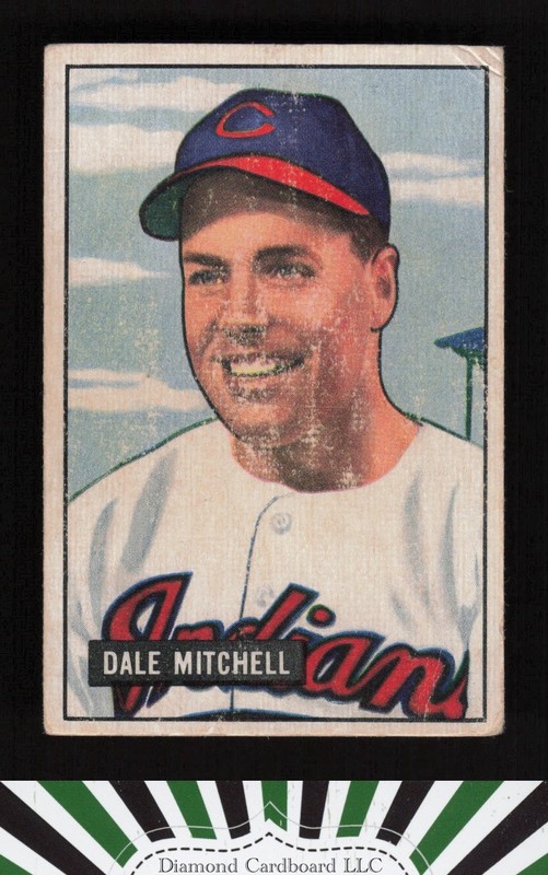1951 Bowman #5 Dale Mitchell GD, front