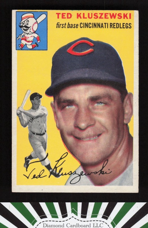 1954 Topps #7 Ted Kluszewski VGEX a, front