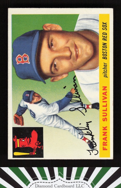 1955 Topps #106 Frank Sullivan EX k, front