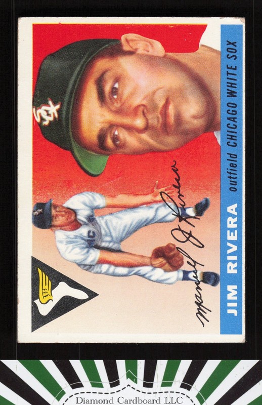 1955 Topps #58 Jim Rivera GD n, front