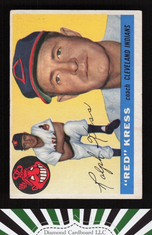 1955 Topps #151 Red Kress VGEX d, front
