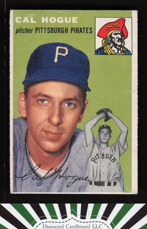 1954 Topps #134 Cal Hogue VGEX j, front