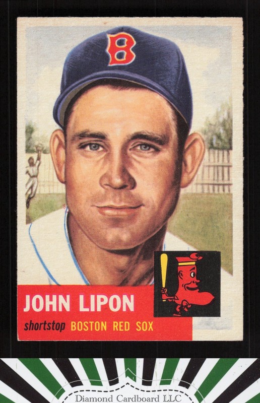 1953 Topps #40 Johnny Lipon NM i, front