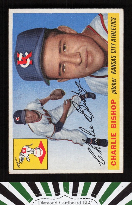 1955 Topps #96 Charlie Bishop VGEX [CENTERED] n, front