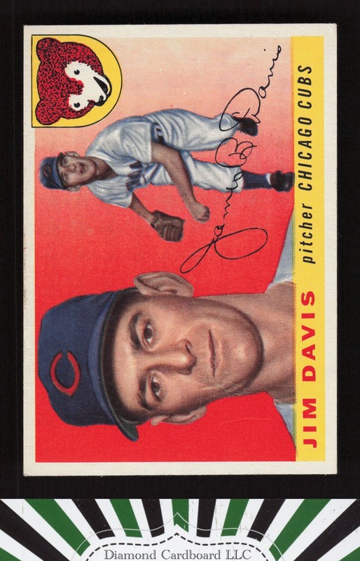 1955 Topps #68 Jim Davis VGEX [CENTERED] l, front