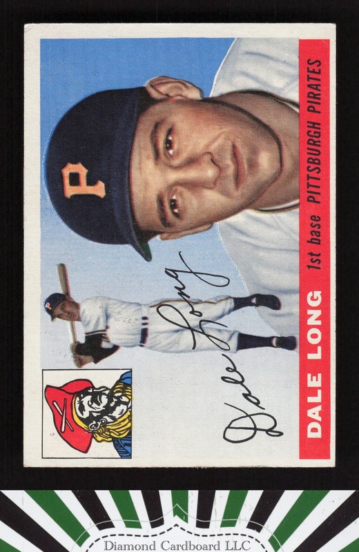 1955 Topps #127 Dale Long EX h, front