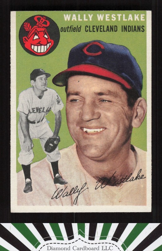 1954 Topps #92 Wally Westlake NM [GOOD CENTERING] l, front