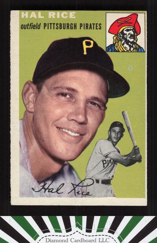 1954 Topps #95 Hal Rice EX o, front