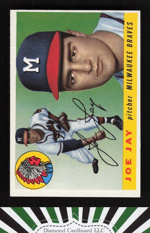 1955 Topps #134 Joe Jay EXMT k, front