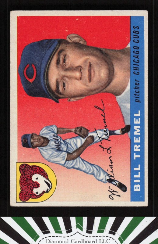 1955 Topps #52 Bill Tremel VGEX e, front