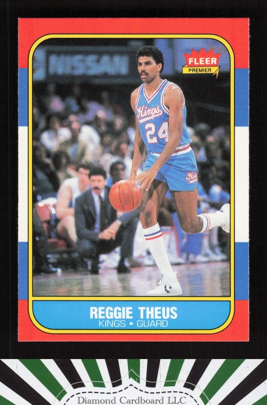 1986-87 Fleer #108 Reggie Theus NM, front