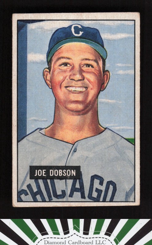 1951 Bowman #36 Joe Dobson VG, front