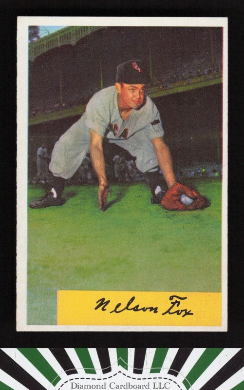 1954 Bowman #6 Nelson Fox NM f, front