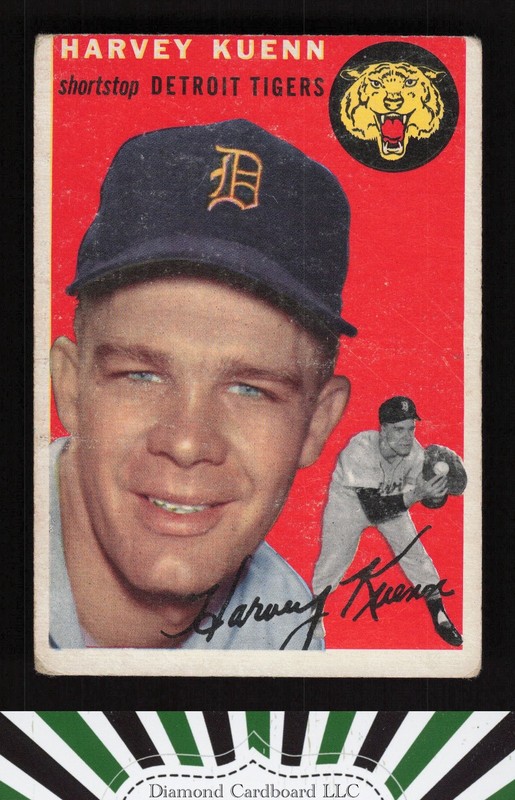 1954 Topps #25 Harvey Kuenn GD g, front
