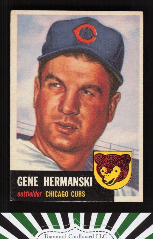 1953 Topps #179 Gene Hermanski VGEX+ h, front