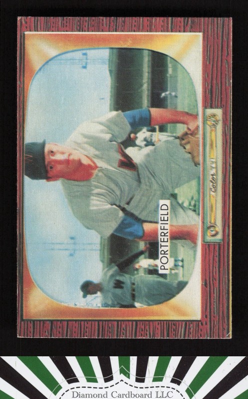 1955 Bowman #104 Bob Porterfield EX, front